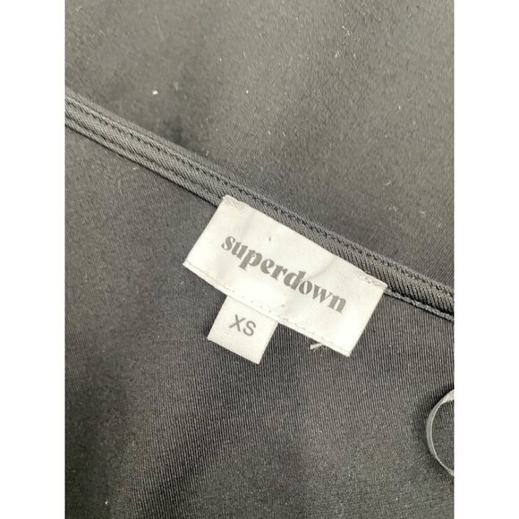 Revolve Superdown Nava Black Asymmetrical Sleeveless Mini Dress Womens XS Party - Picture 7 of 9